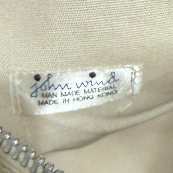 JOHN WIND VINTAGE 1950S 1960S BEADED WHITE HAND BAG - Picture 6 of 6